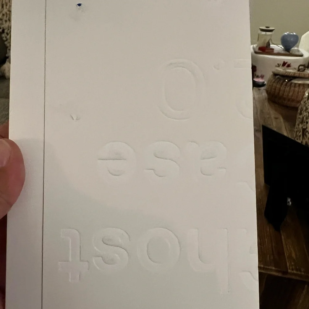 Ghost phone case Black and White Phone Case